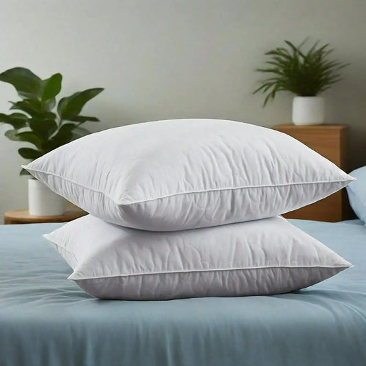 Cloud Quilt Set Of 2 Soft To Medium Feather Pillows