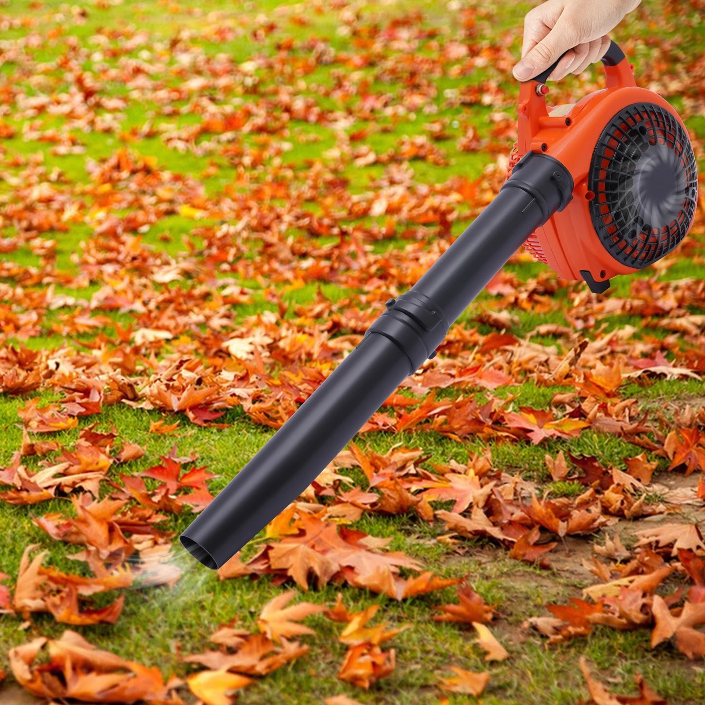 Gas Leaf Blower 25.4cc 2 Stroke Handheld Commercial Grade