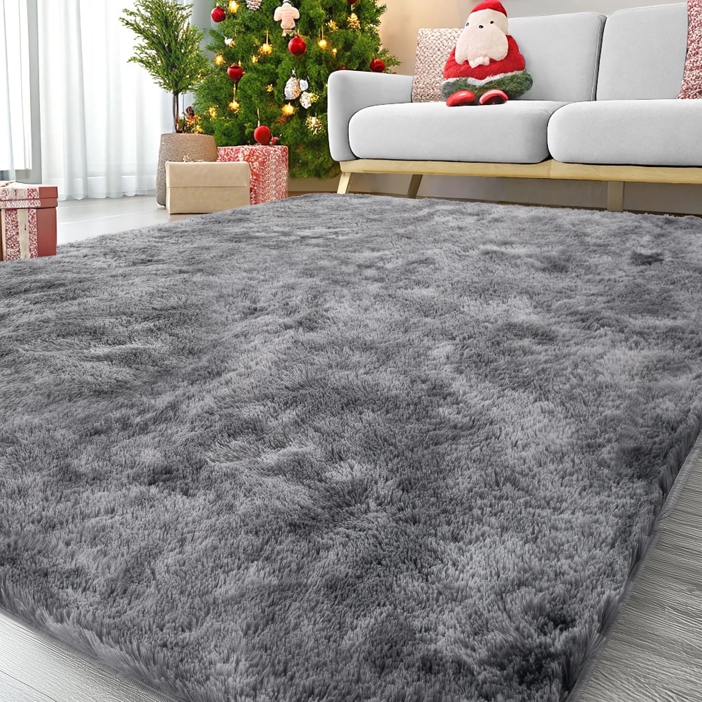 Ultra Soft Puffy Rug Tufted Carpet For Bedroom Living Room