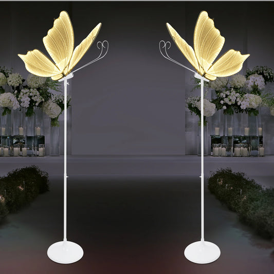 Romantic Butterfly Floor Lamp 48W LED Decor Lights For Home