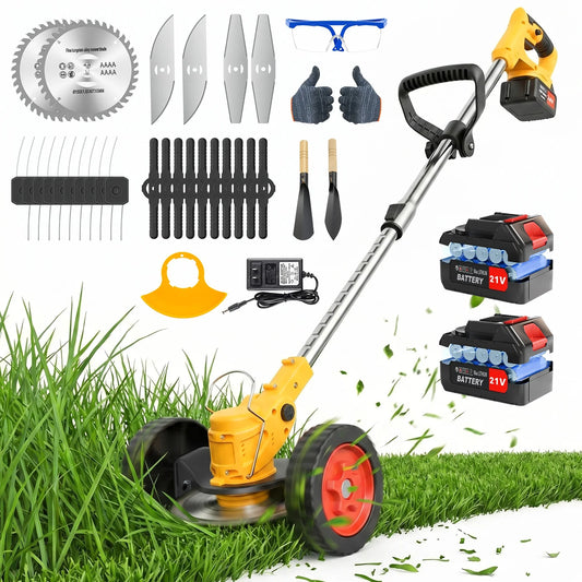 5-In-1 Cordless Garden Tool With 21V 2x4Ah Batteries And Blades