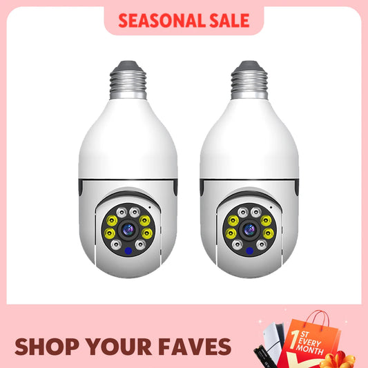 BoyKeep Outdoor WiFi Security Camera 5GHz E27 Bulb Socket