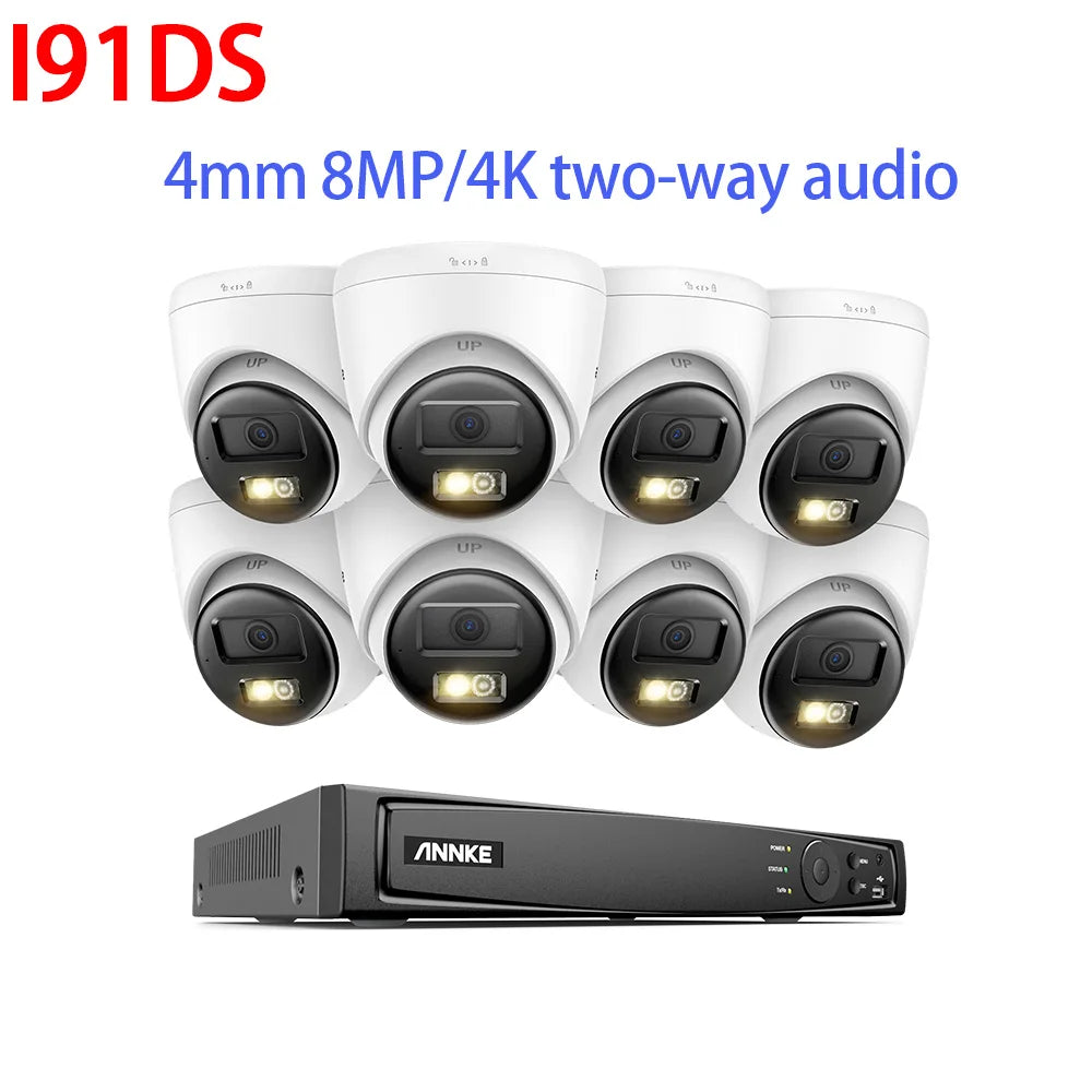 ANNKE 4K Ultra HD POE NVR CCTV Surveillance System 8Channel