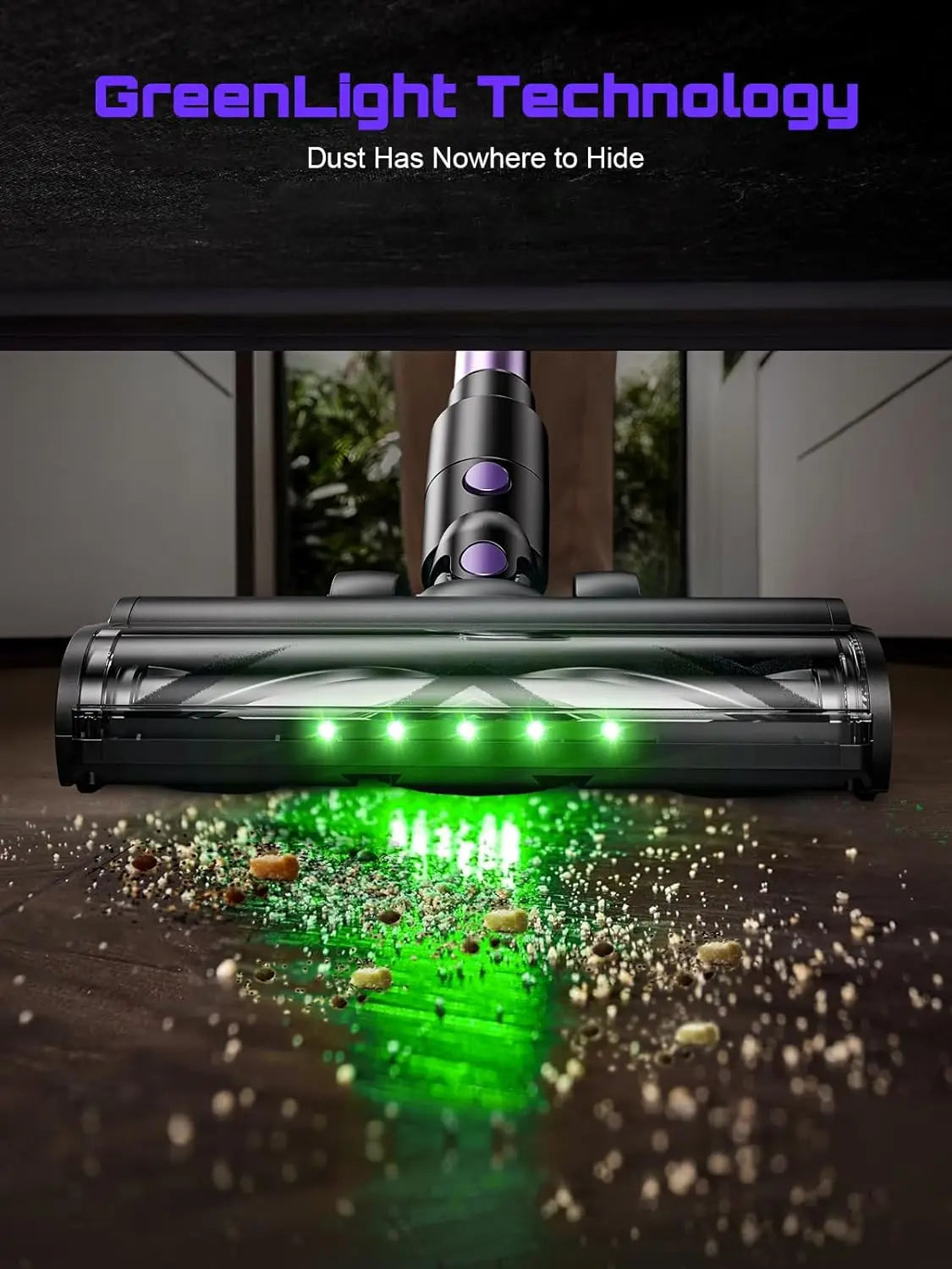 SUXIANGVAC Cordless Vacuum Cleaner 55Kpa 500W Lightweight For Home