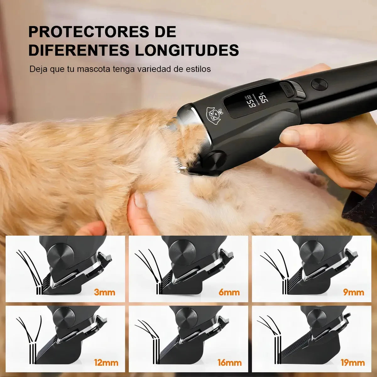 Dog And Cat Grooming Clippers Professional Skin Friendly Trimmer Lightweight