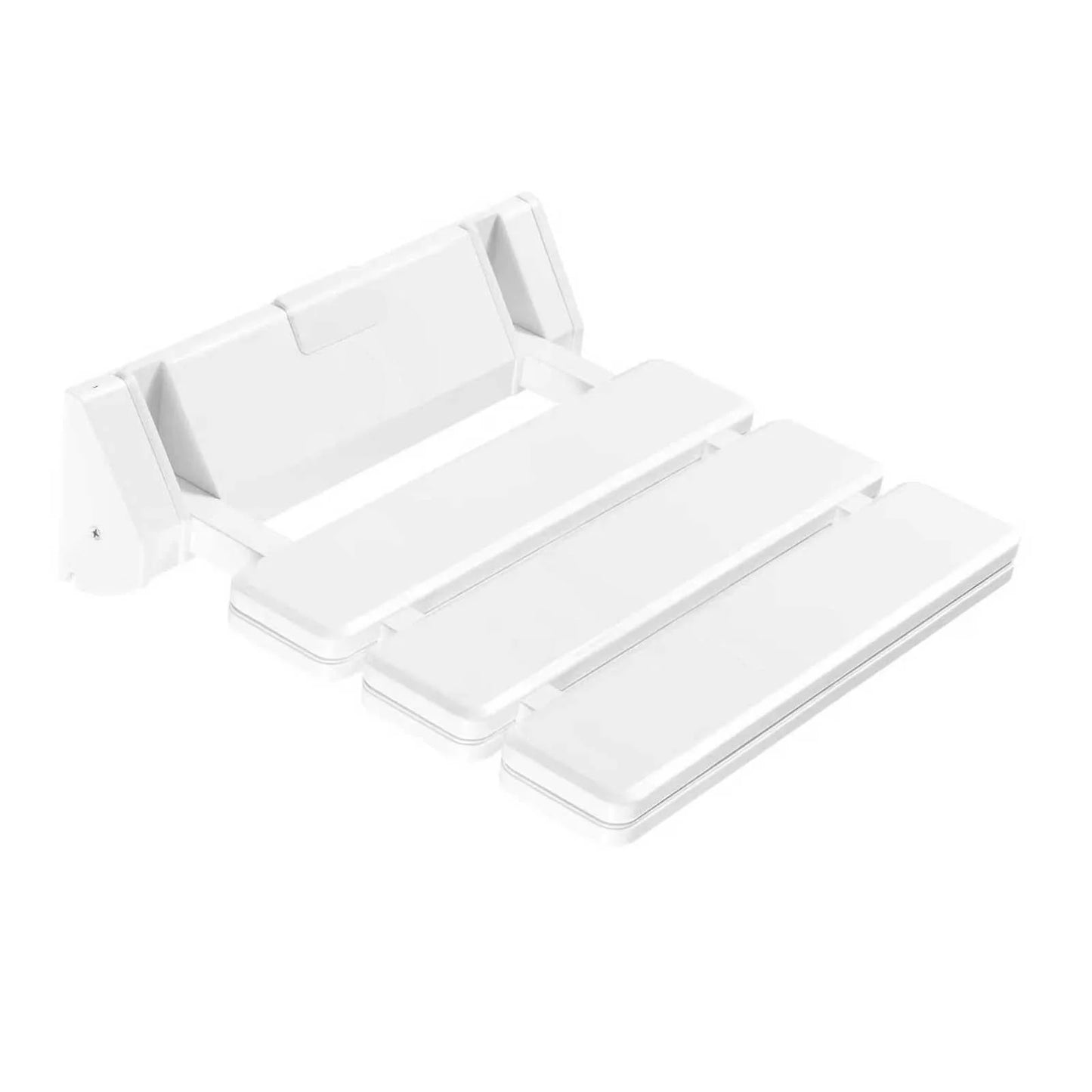 90 Degree Folding Shower Seat Wall Mounted Aluminum Bench
