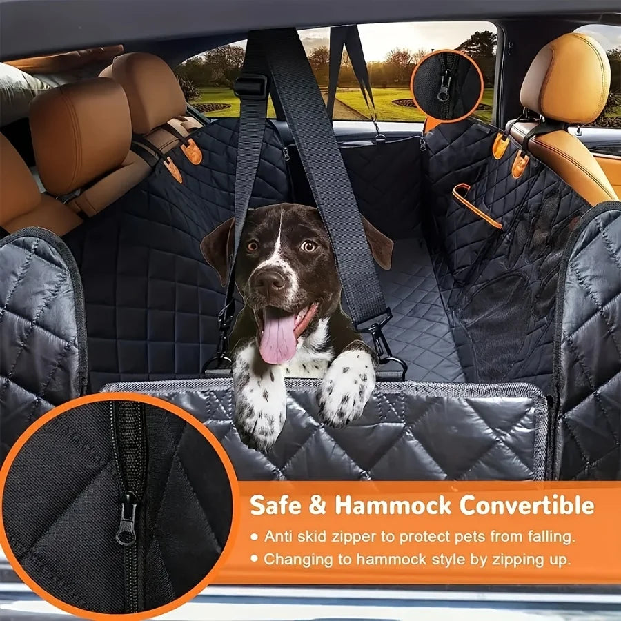 Dog Car Seat Cover Hammock Non Slip 600D Heavy Duty