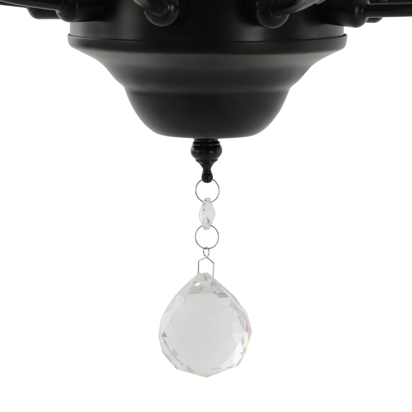Bymaocar Modern Semi Flush Crystal Ceiling Light Fixture Five Lights