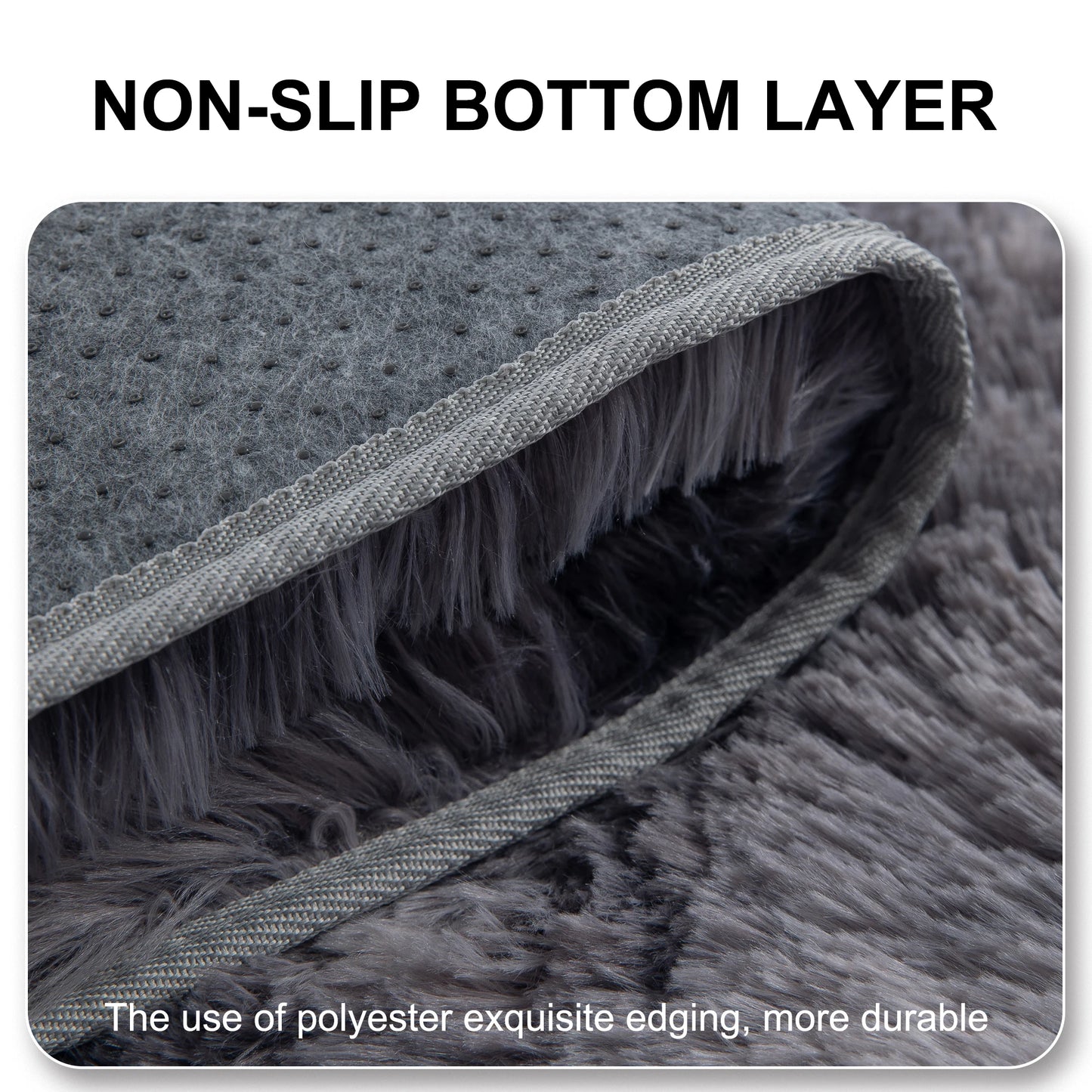 Ultra Soft Puffy Rug Tufted Carpet For Bedroom Living Room