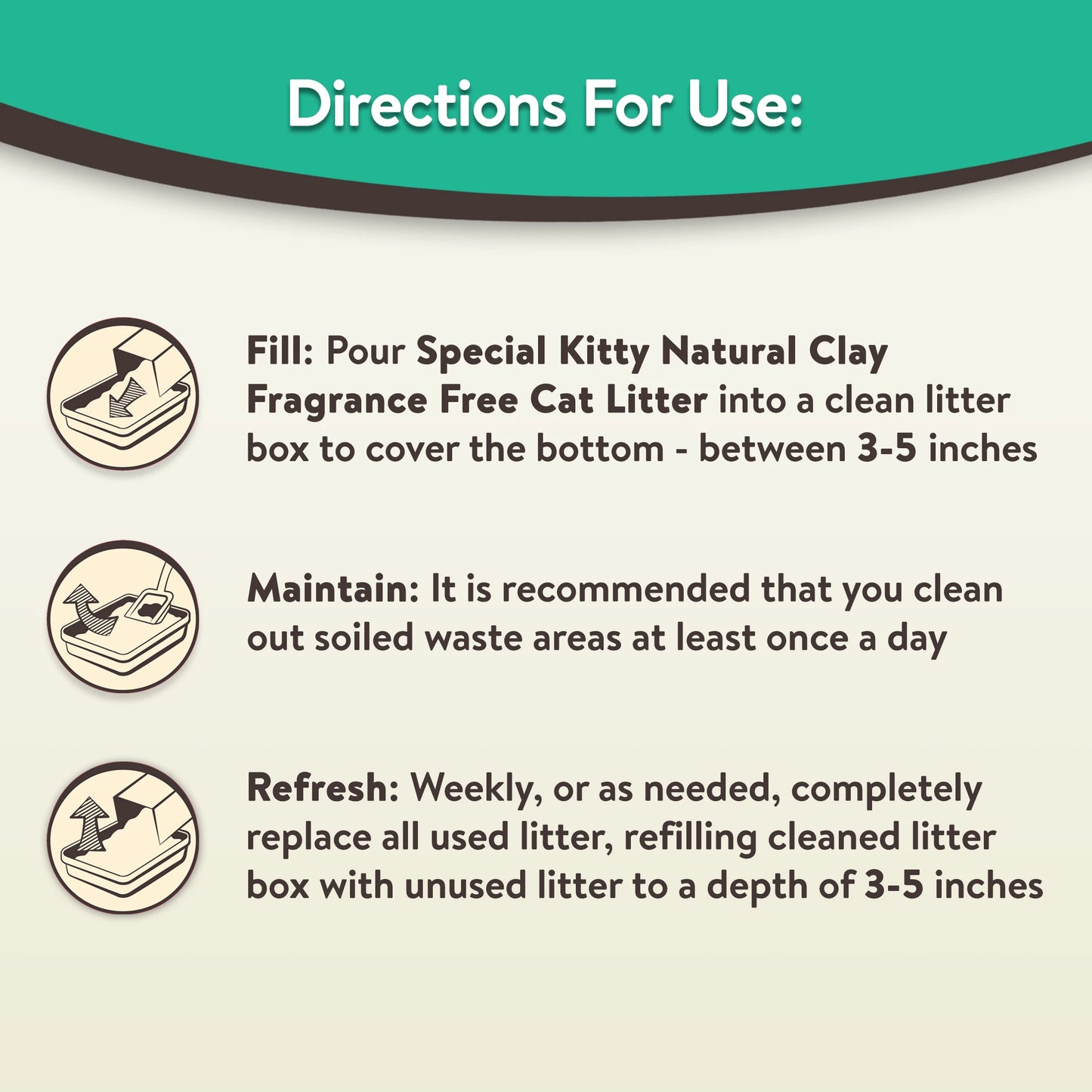 4 Pack Clumping Clay Cat Litter With Fresh Scent Odor