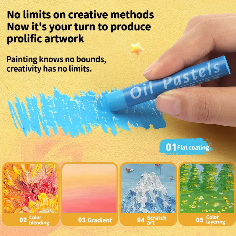 Morandi Oil Pastels Professional Drawing Set for Artists