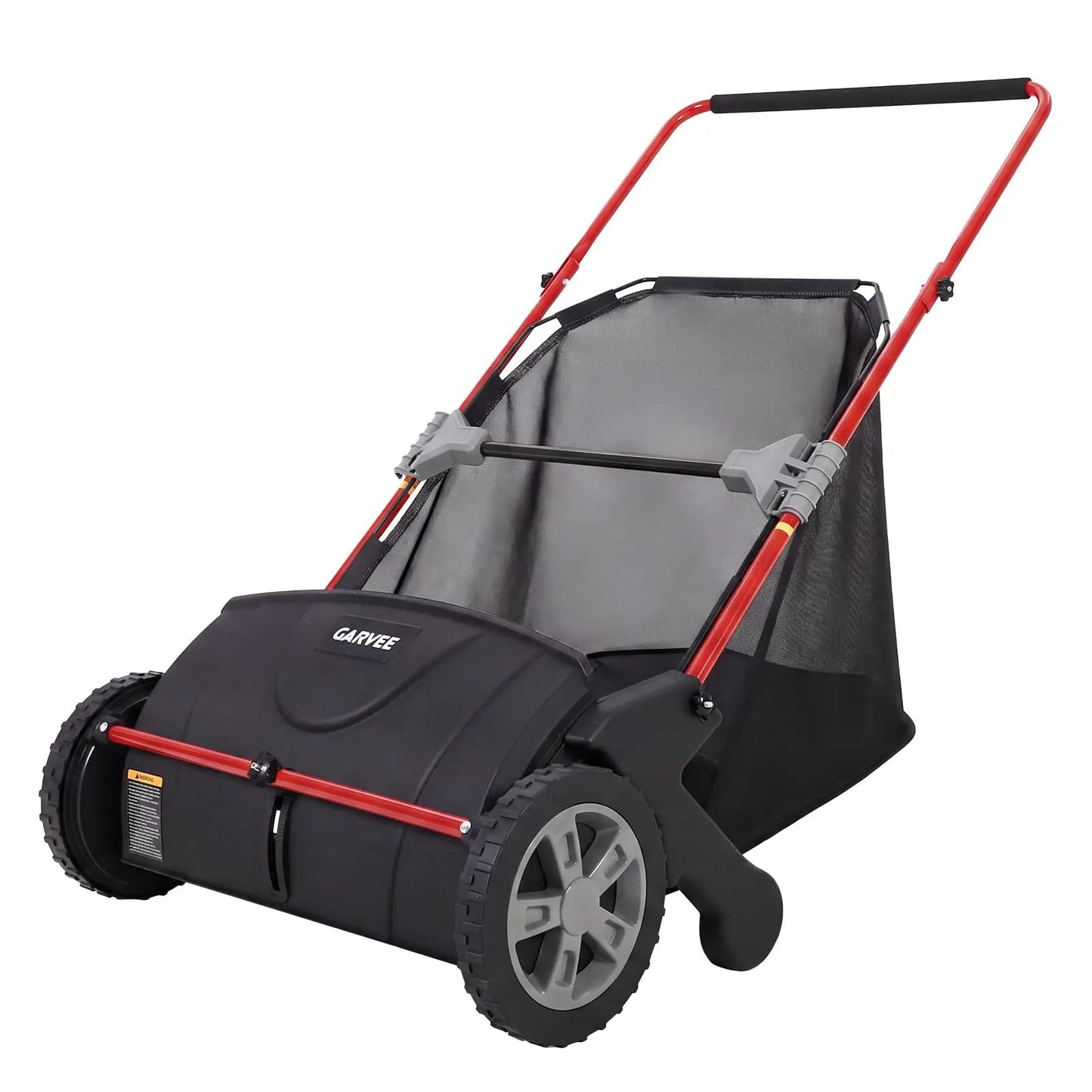 Studyset Manual Push Lawn Sweeper With 4 Spinning Brushes