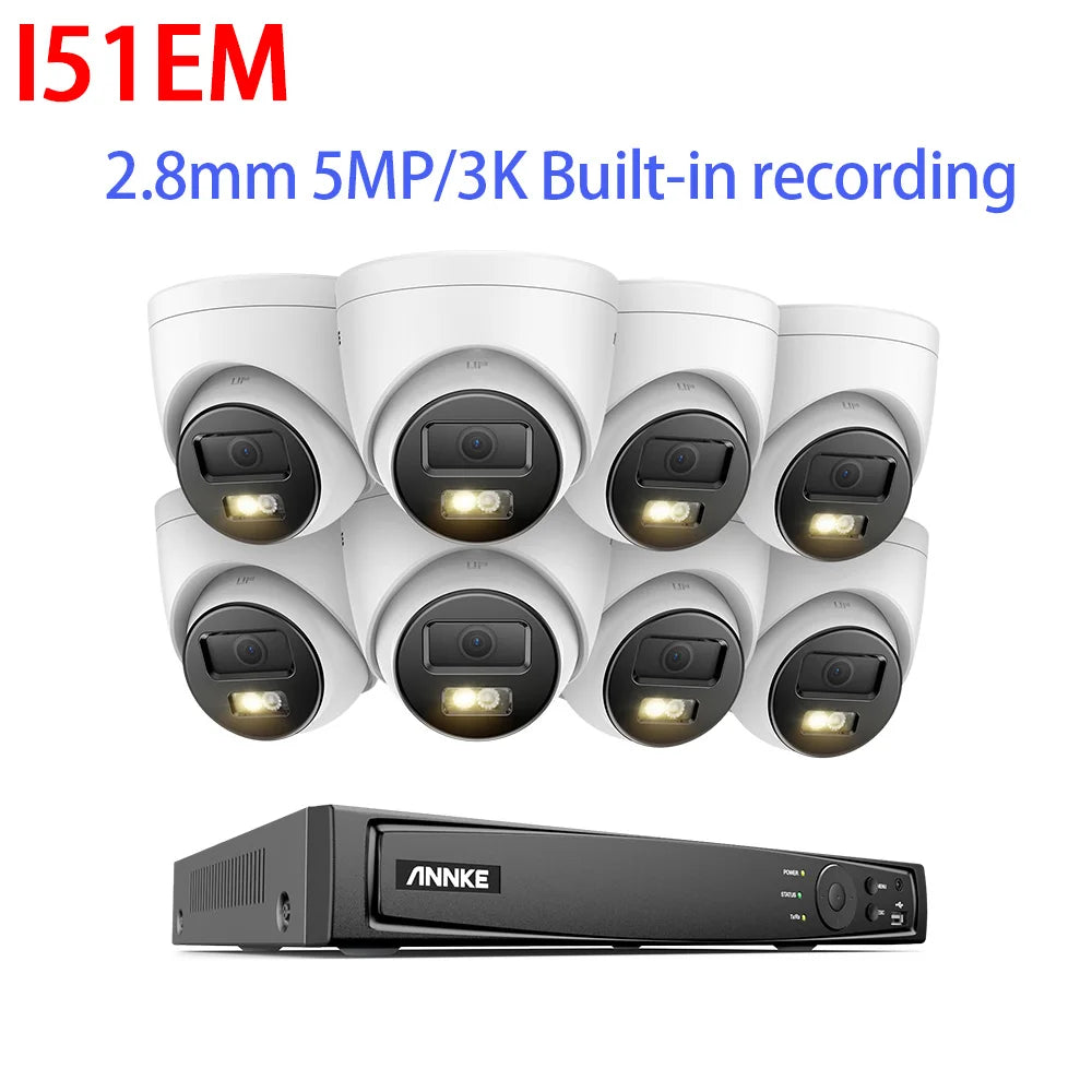 ANNKE 4K Ultra HD POE NVR CCTV Surveillance System 8Channel