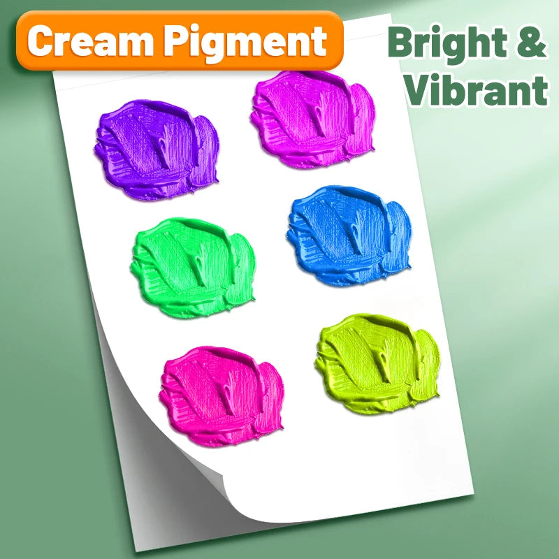 Acrylic Paint Set With Rich Pigments For DIY Crafts Canvas