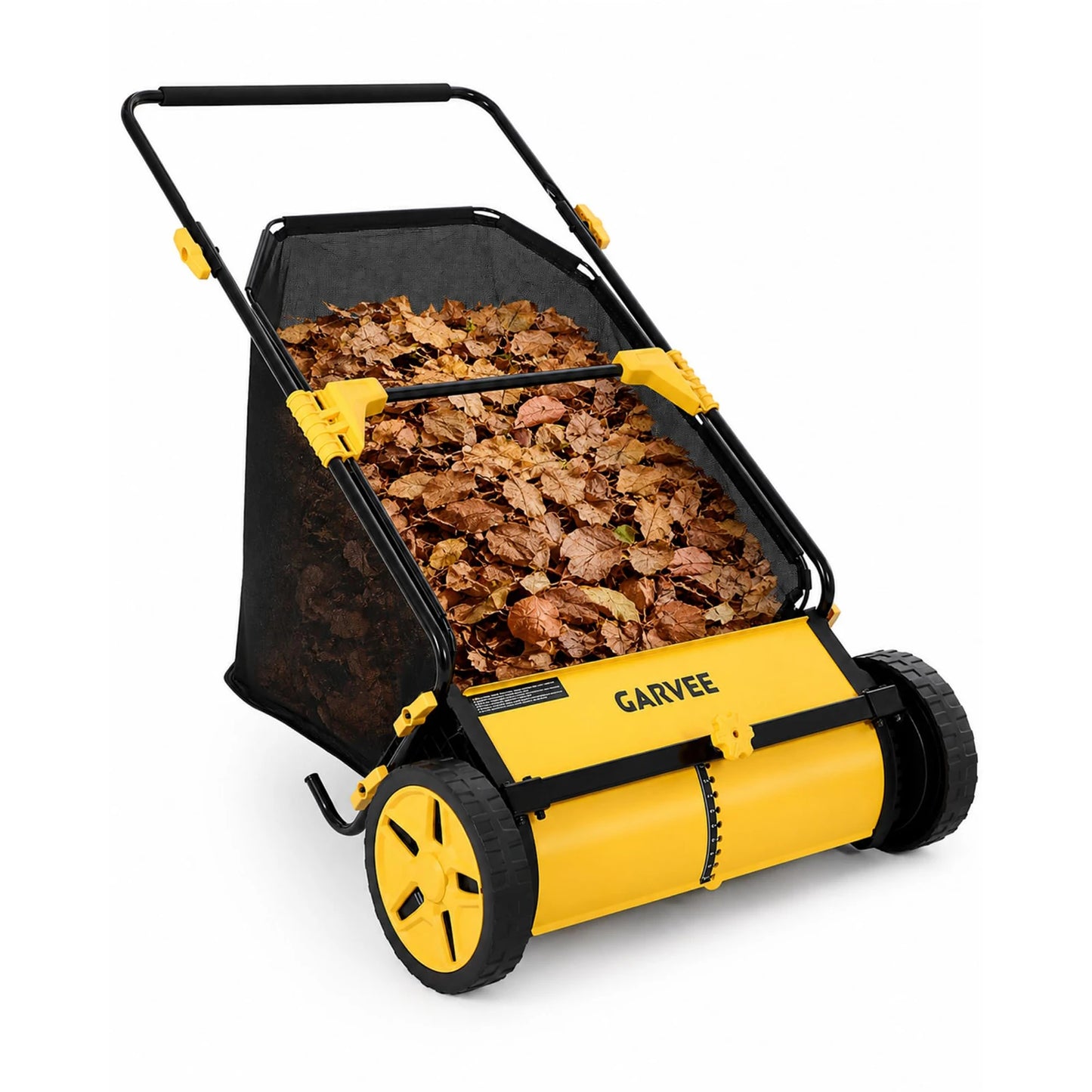 HiMISS Manual Lawn Sweeper With 3.5 Cu Ft Mesh Bag