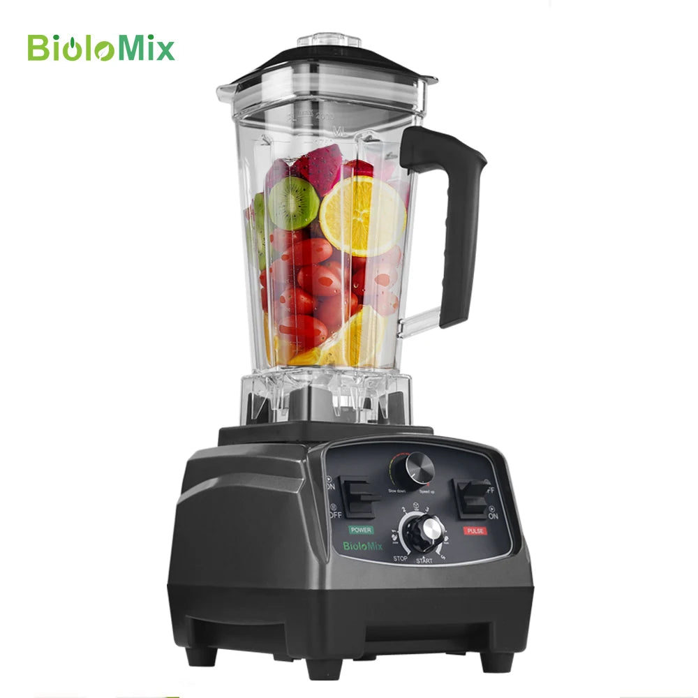 BioloMix Heavy Duty Commercial Blender Mixer Juicer 3HP 2200W