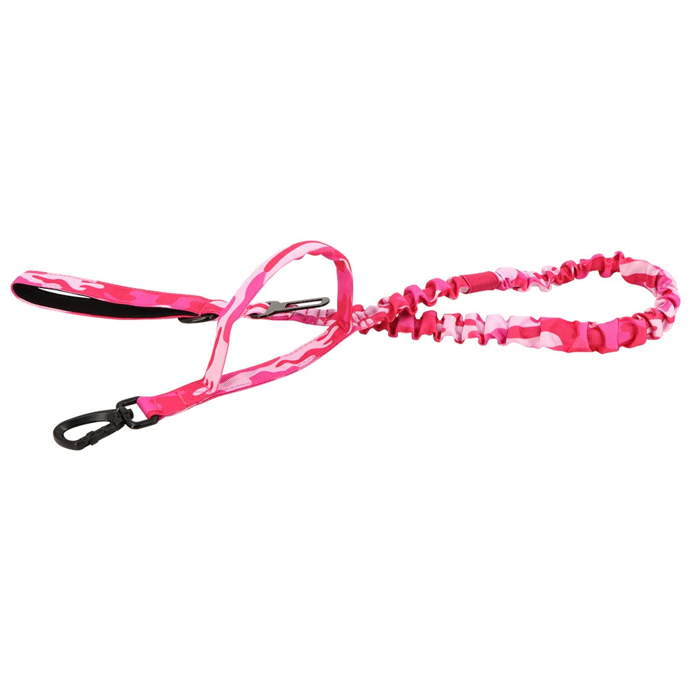Military Pink Camouflage Dog Harness For Large And Medium Dogs