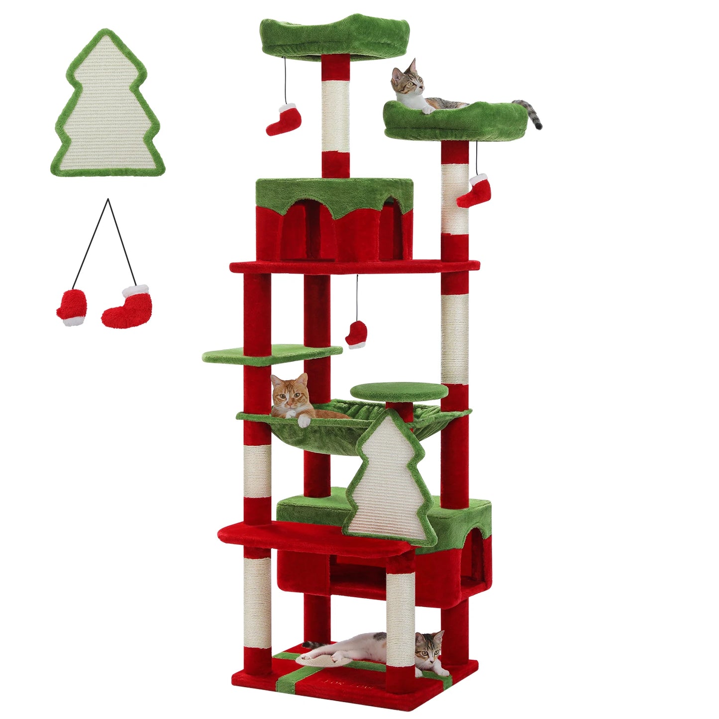 PAWZ Road Cat Tree And Tower With Scratching Posts Perches