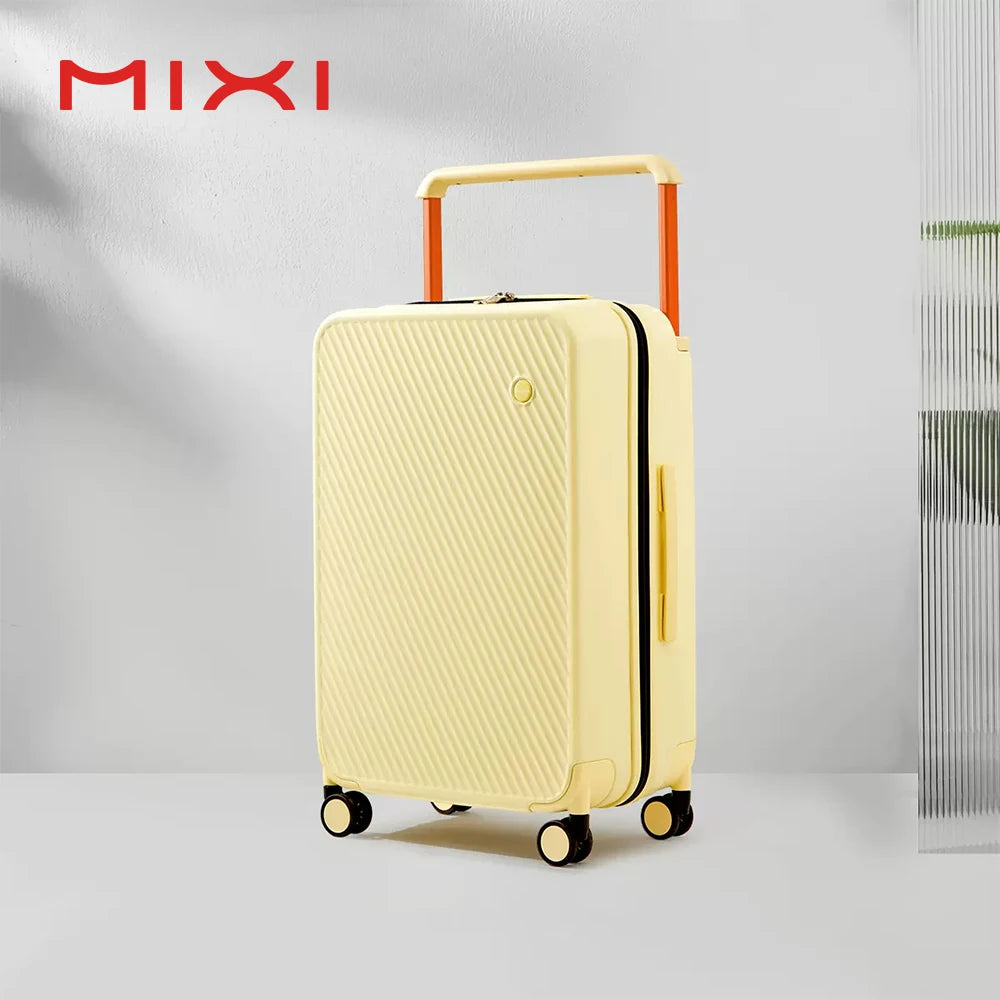 Mixi Hardside Patent Design Carry On Luggage With Spinner Wheels