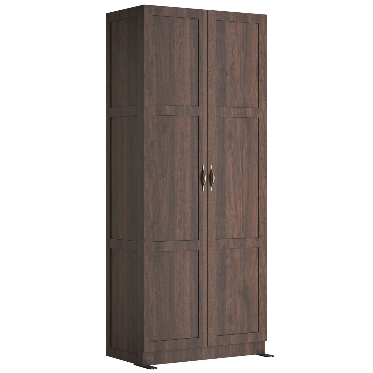JHK Wooden Living Room Storage Cabinet Large Capacity Organizer CDs Books