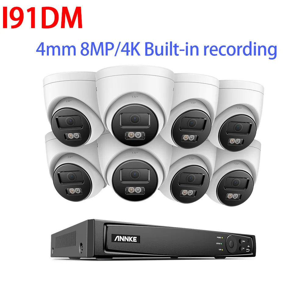ANNKE 4K Ultra HD POE NVR CCTV Surveillance System 8Channel
