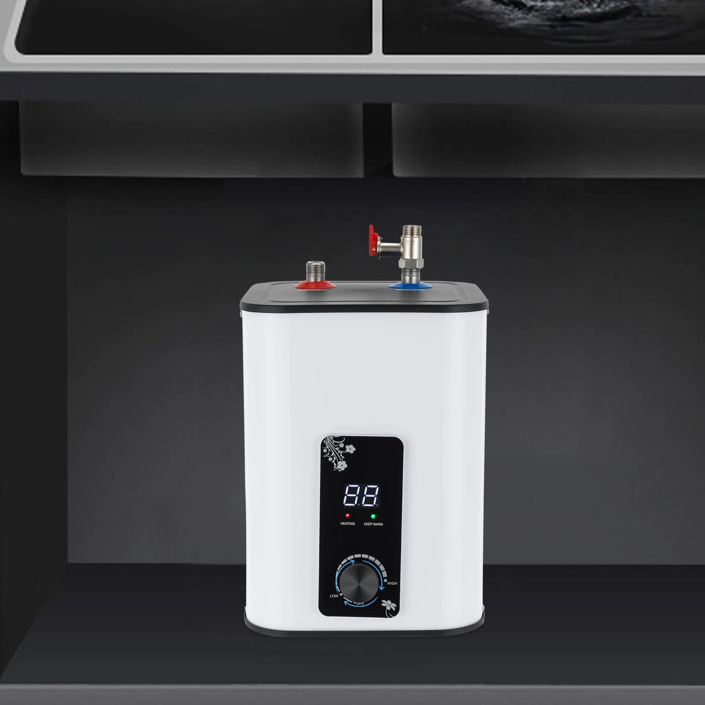 1500W 8L Under Sink Electric Water Heater Stainless Steel SY8