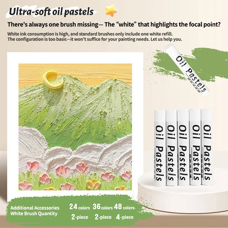 Morandi Oil Pastels Professional Drawing Set for Artists