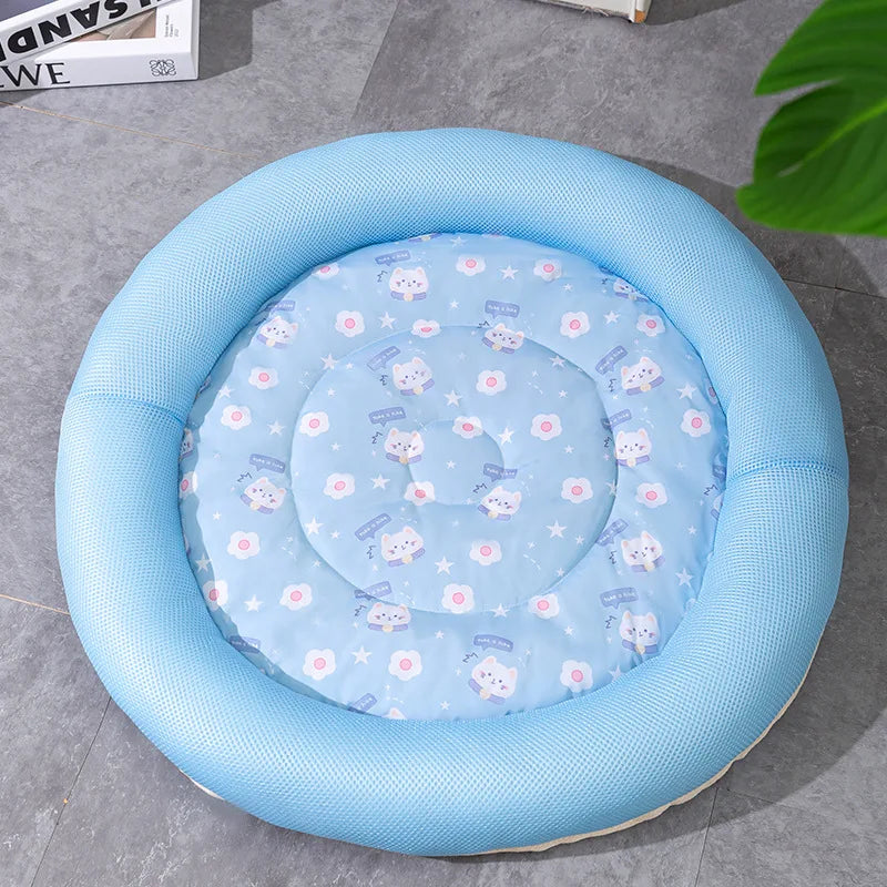 Summer Cooling Pet Bed Breathable Cat And Dog Sleeping Mat
