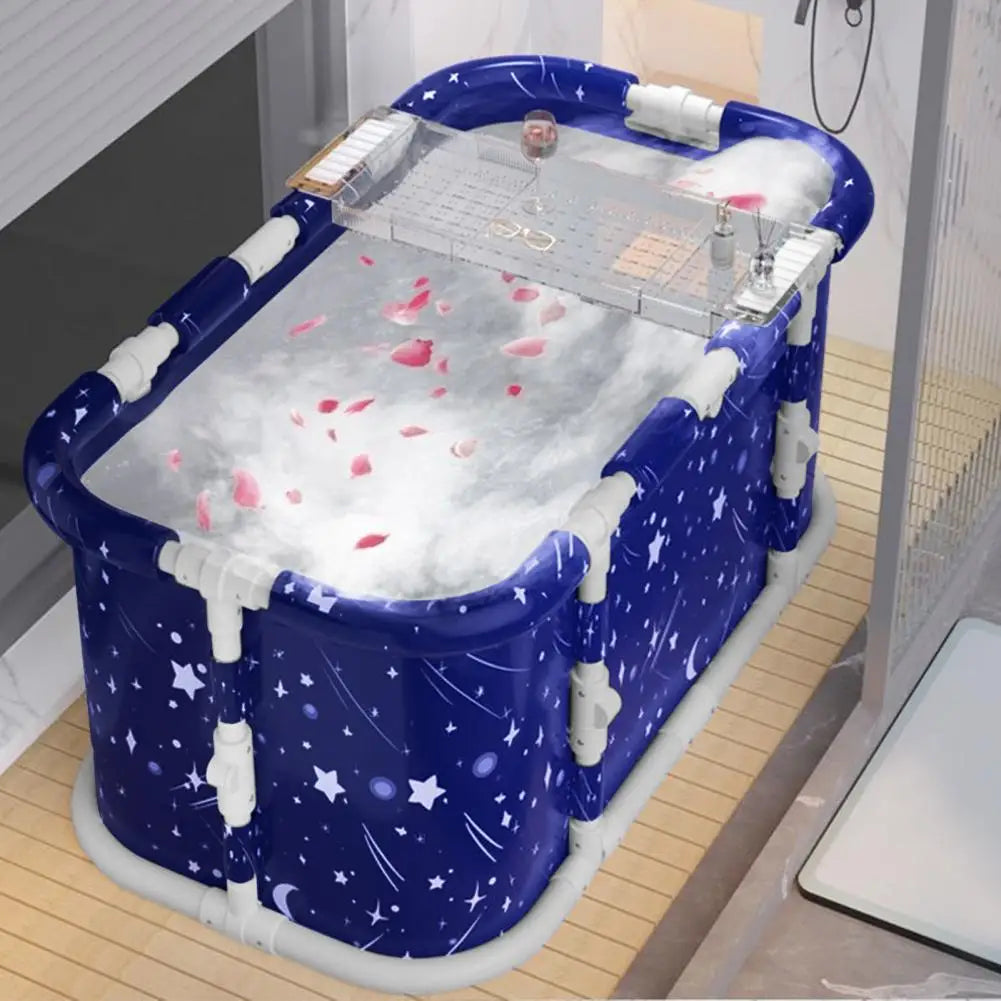 Large Foldable Freestanding Bathtub For Adults And Family Spa Soaking