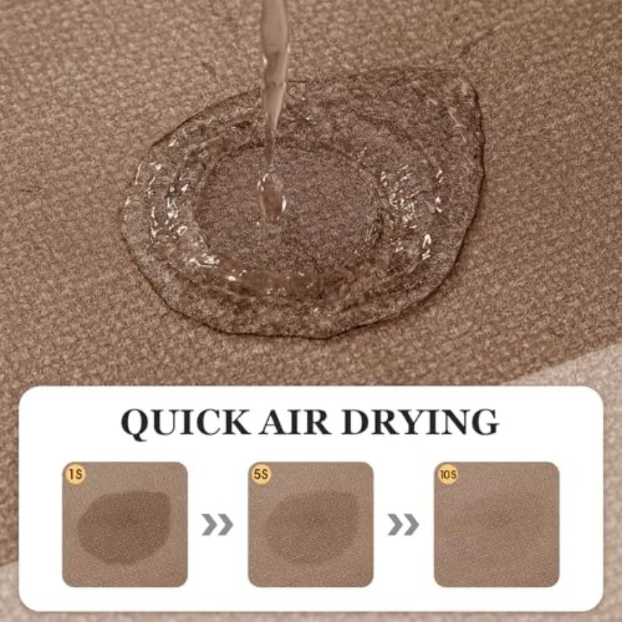 Non Slip Bath Mat Under Door Quick Dry Machine Washable Rug Bathroom
