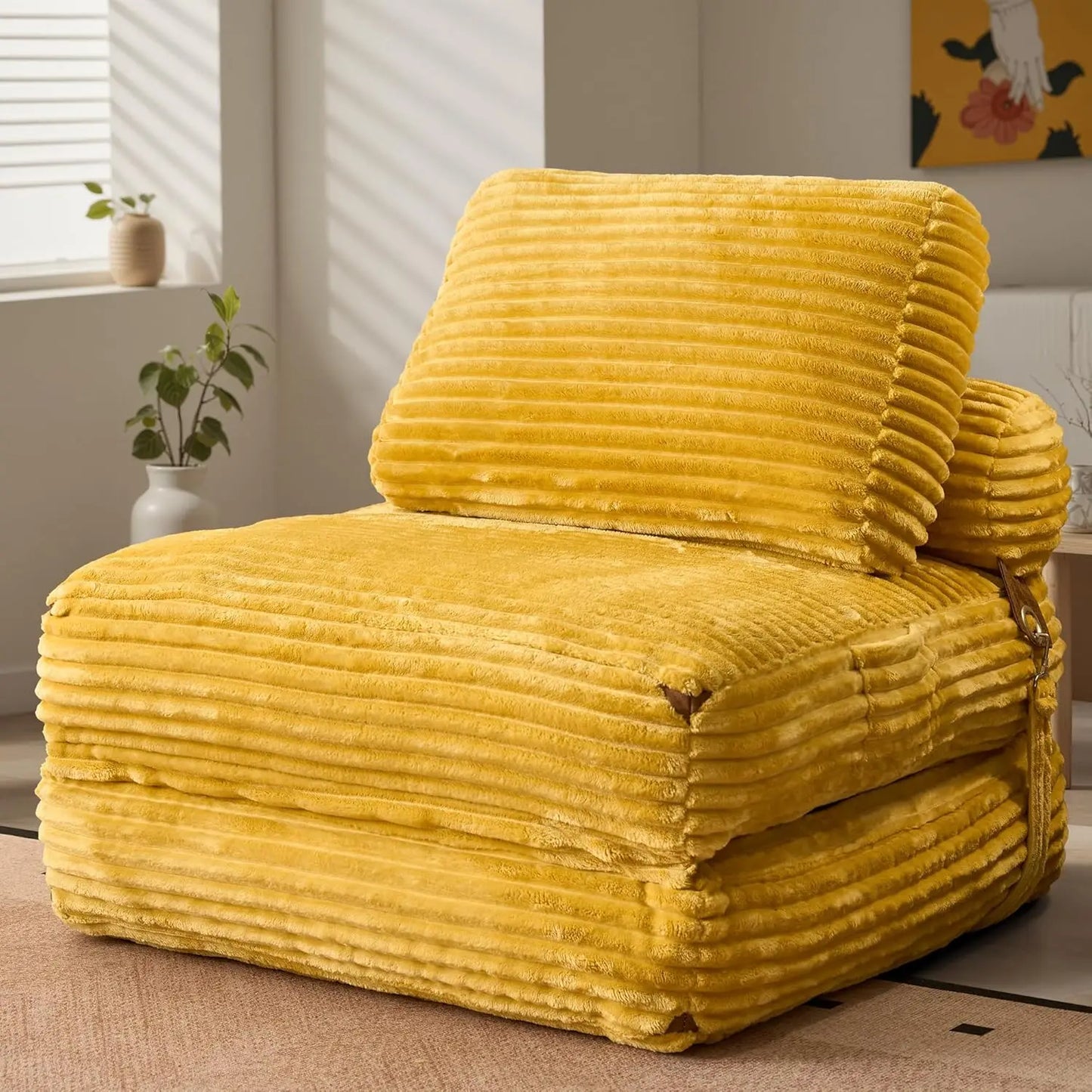 Foldable Sofa Bed Fold Out Lounger Chair for Living Room