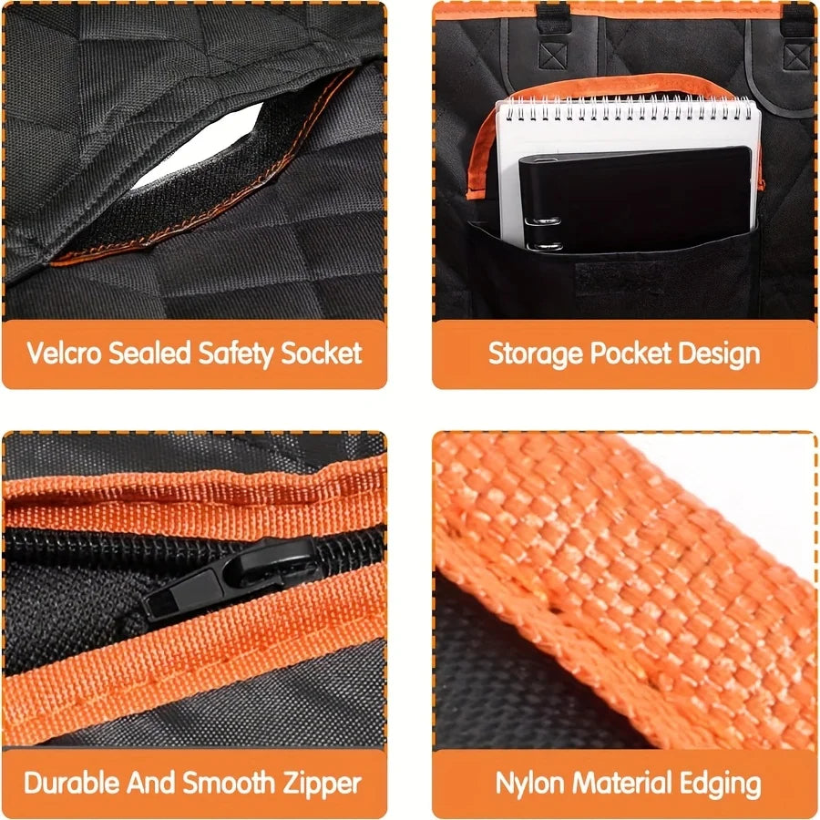 Dog Car Seat Cover Hammock Non Slip 600D Heavy Duty