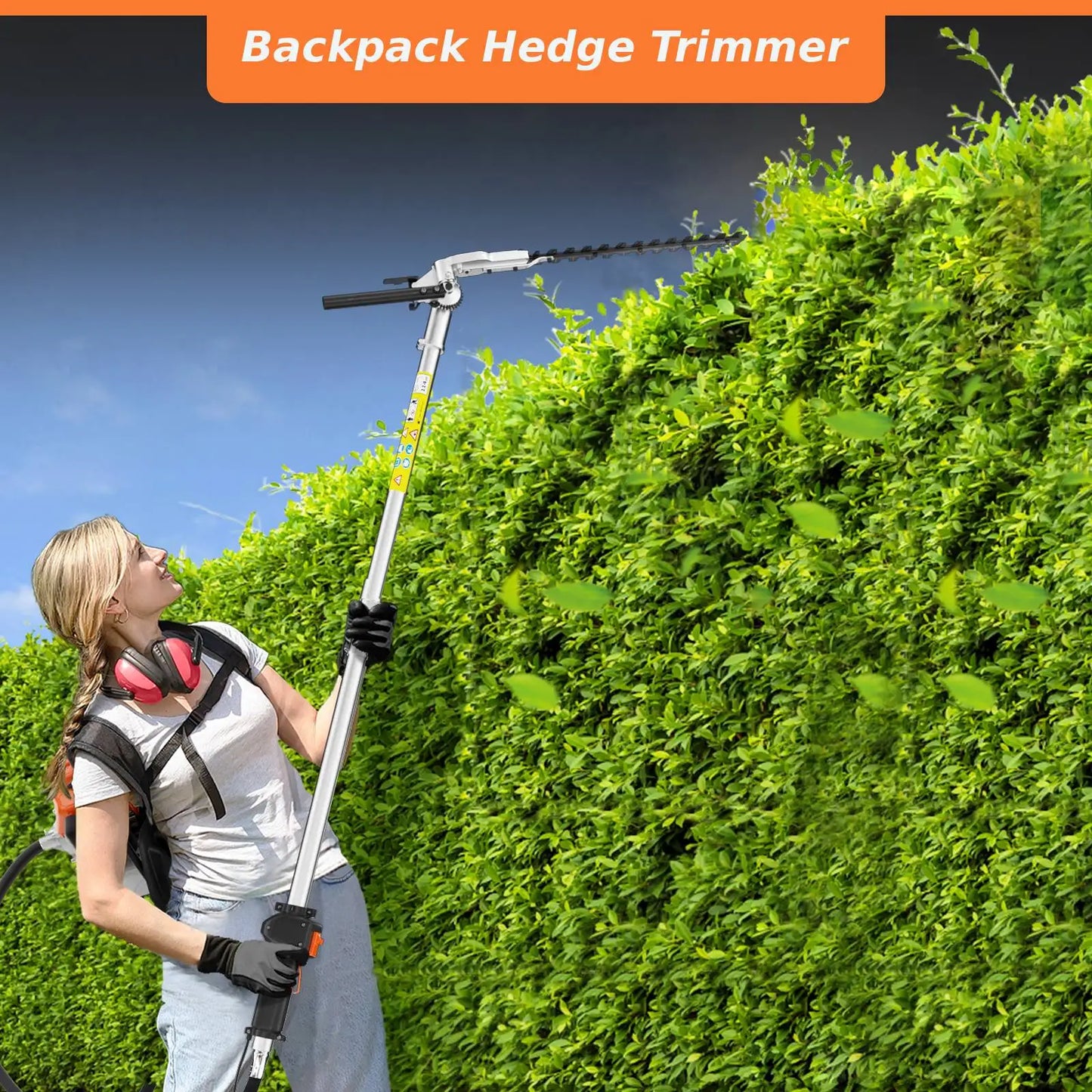 Jetting 6 In 1 Gas Powered Weed Wacker With Safety Lock