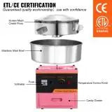 SucceBuy Electric Cotton Candy Machine Commercial Floss Maker
