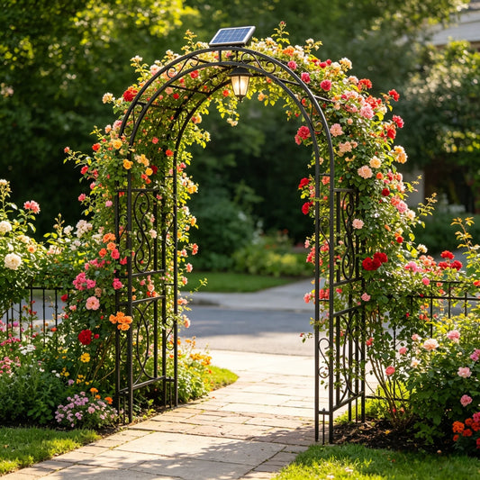 Metal Garden Arch For Climbing Plants Wedding Ceremonies