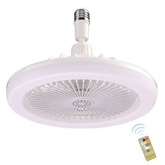 ALLOET LED Fan Lamp E27 With Remote Control Ceiling Light