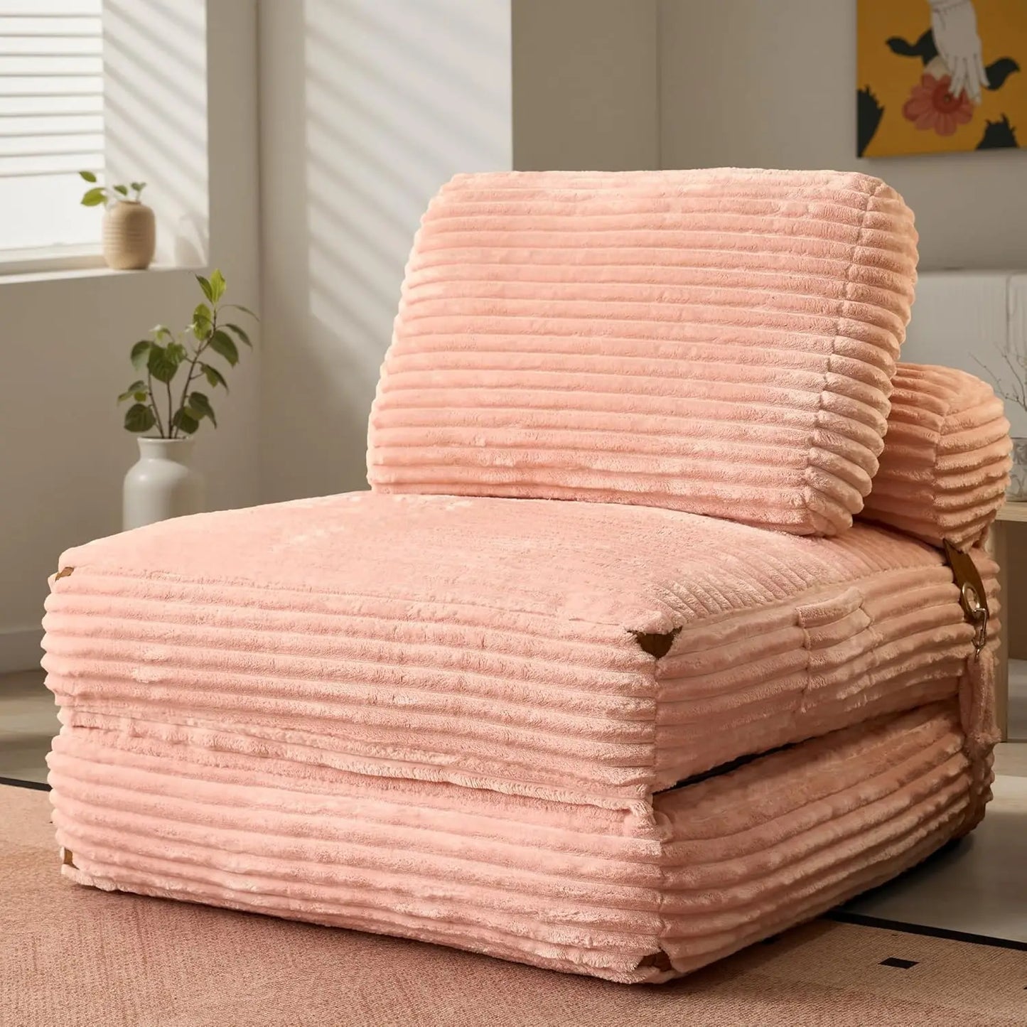 Foldable Sofa Bed Fold Out Lounger Chair for Living Room