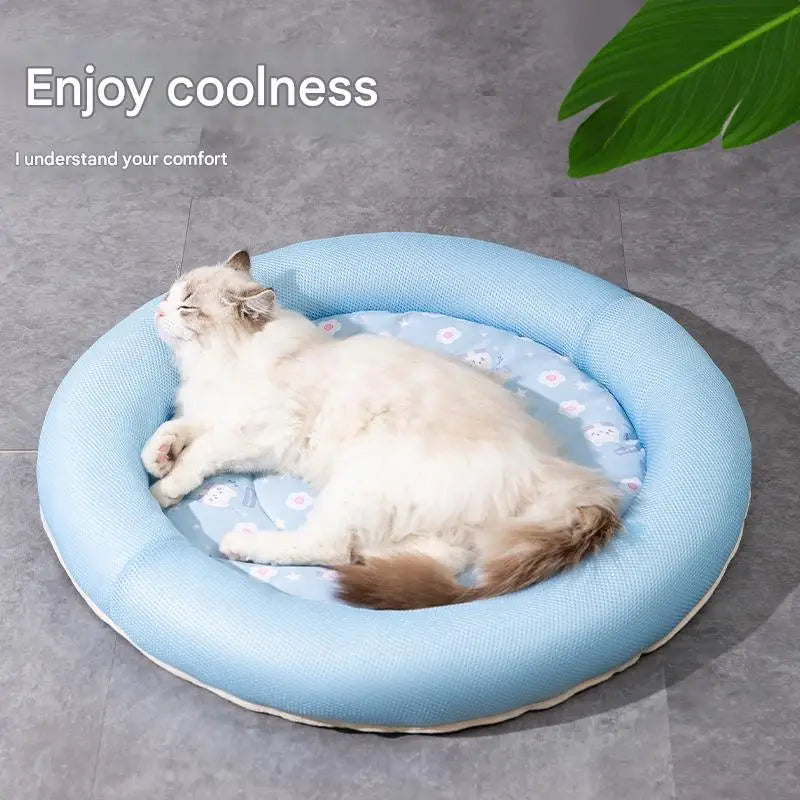 Summer Cooling Pet Bed Breathable Cat And Dog Sleeping Mat