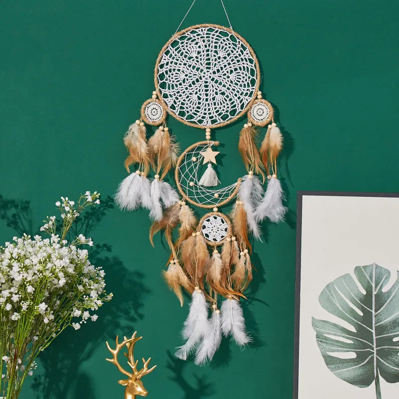 Bohemian Dream Catcher Moon Sun Wall Decor Bedside