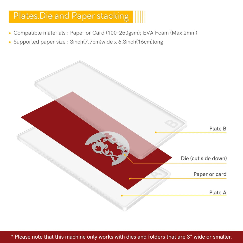 Mini Die Cutting Embossing Machine For Scrapbooking Crafts