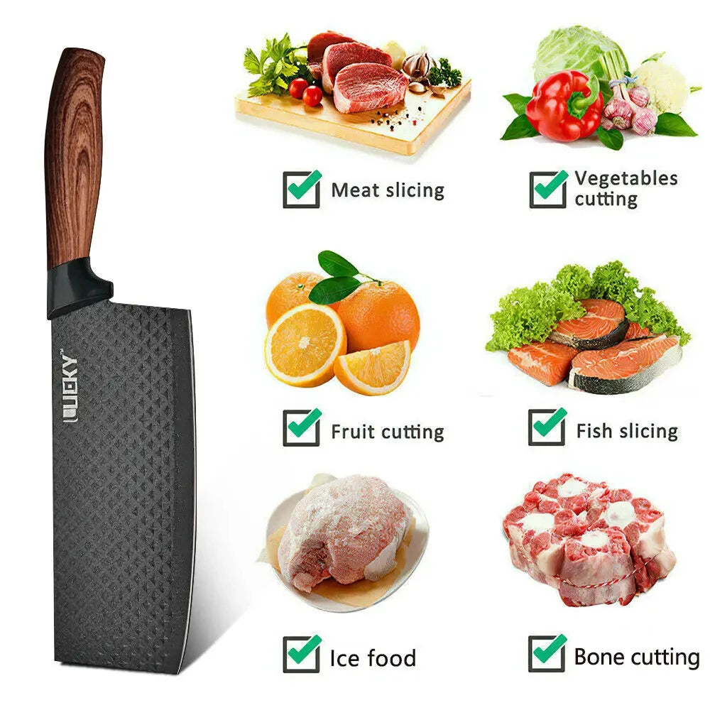 MDHAND Six Piece Stainless Steel Knife Set for Kitchen