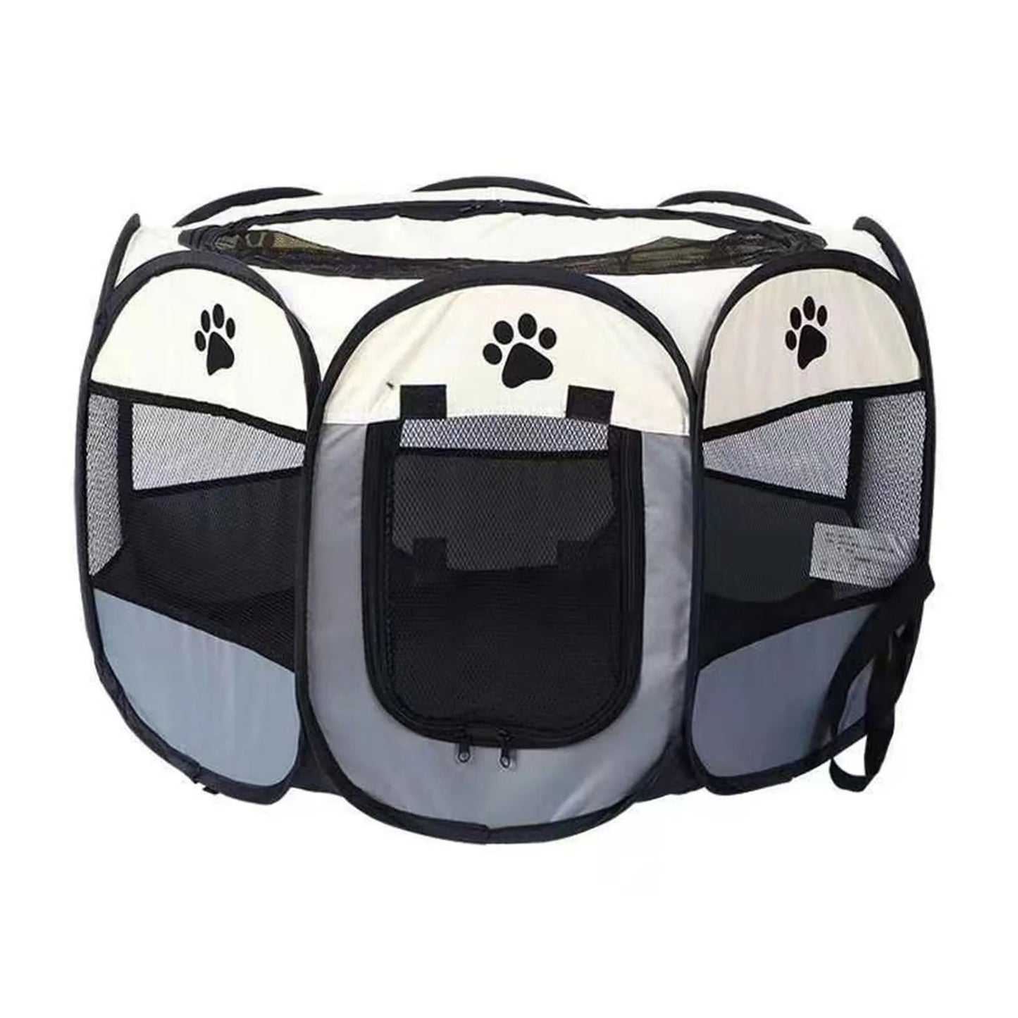 TOPINCN Portable Dog Crate Breathable Foldable Soft Kennel For Cats And Dogs