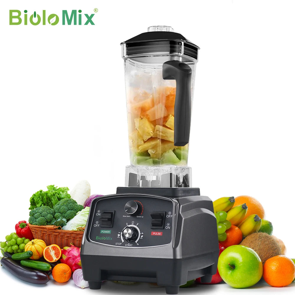 BioloMix Heavy Duty Commercial Blender Mixer Juicer 3HP 2200W