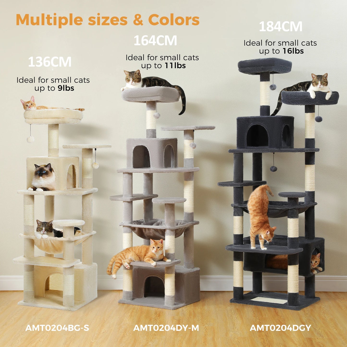 PAWZ Road Cat Tree And Tower With Scratching Posts Perches
