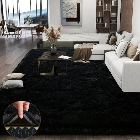 Plush Geometric Area Rug For Living Room And Bedroom Decor