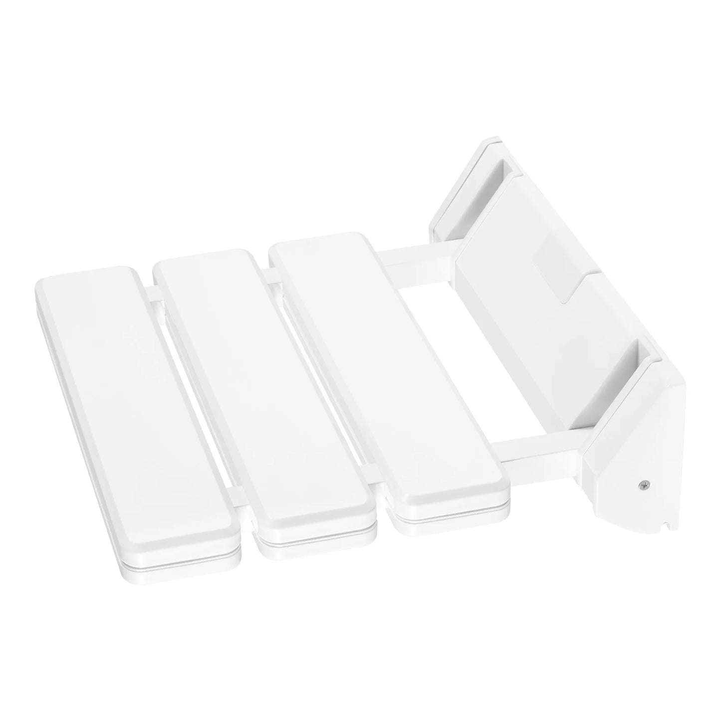 90 Degree Folding Shower Seat Wall Mounted Aluminum Bench