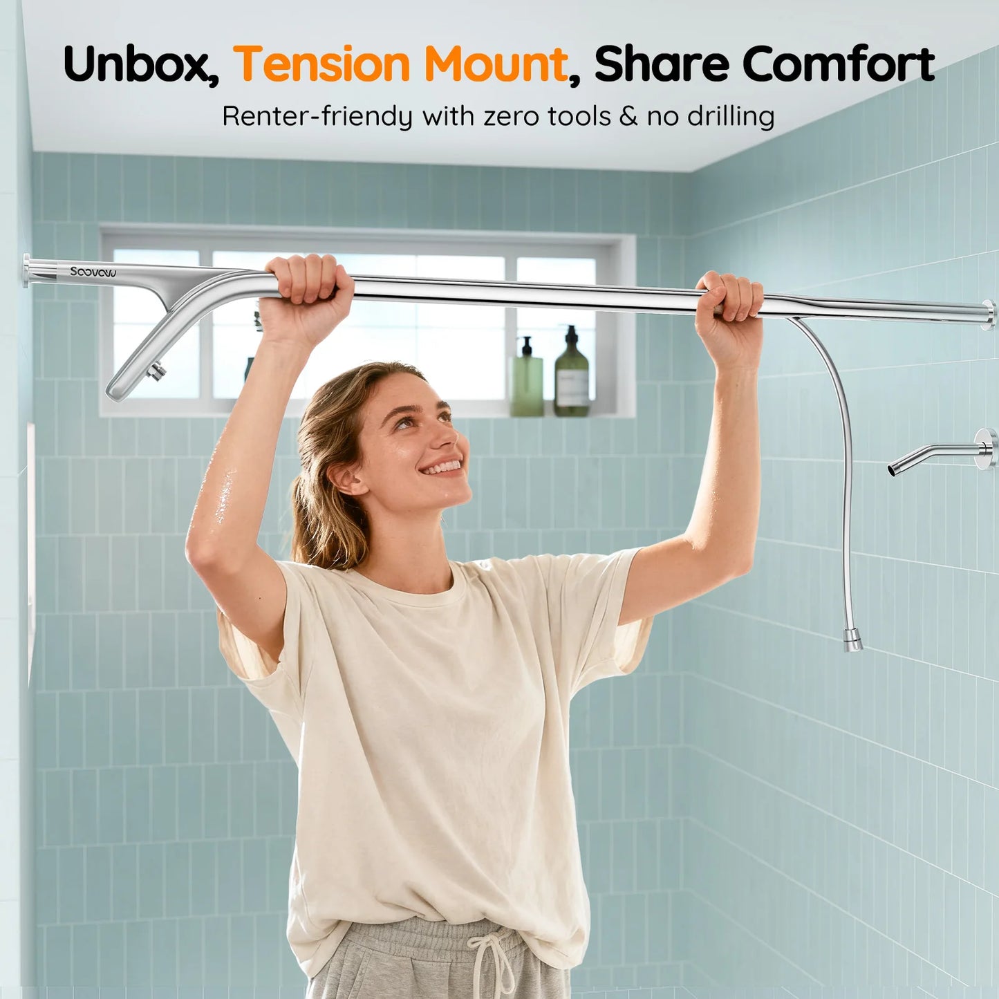 Tandem Shower Head For Couples Dual Shower System Now