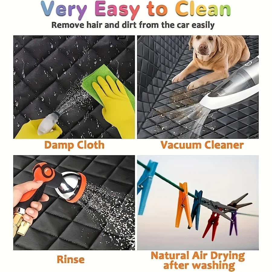 Dog Car Seat Cover Hammock Non Slip 600D Heavy Duty